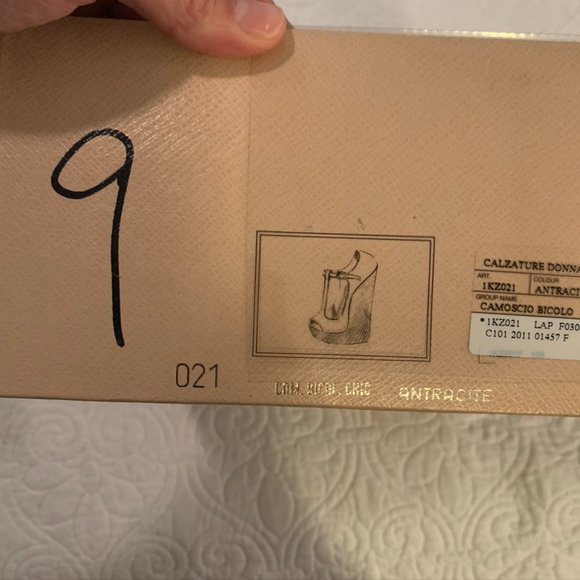 Prada Camoscio Bicolo Wedge - Picture 9 of 13